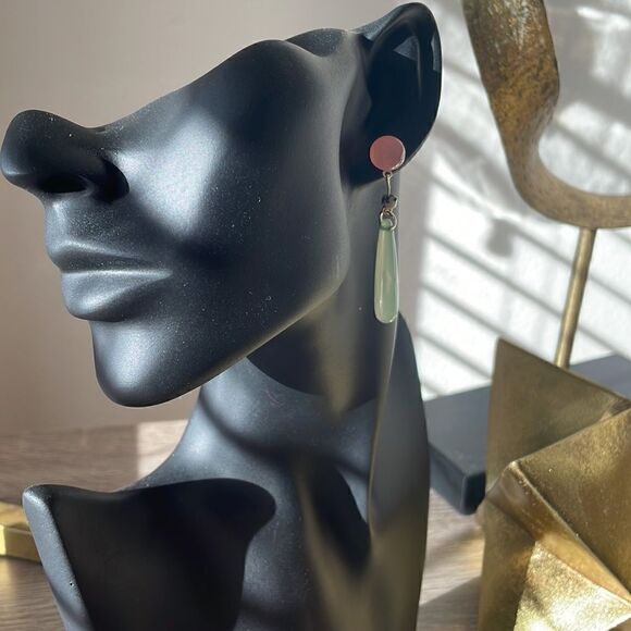 BohemianāpastelācolorādropāearringsāN44 - Picture 3 of 3